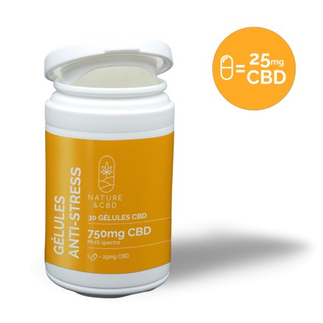 GELULES CBD - SYMBIOSE - ANTI STRESS