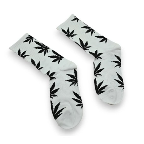 CHAUSSETTES FEUILLE DE CANNABIS HAUTE